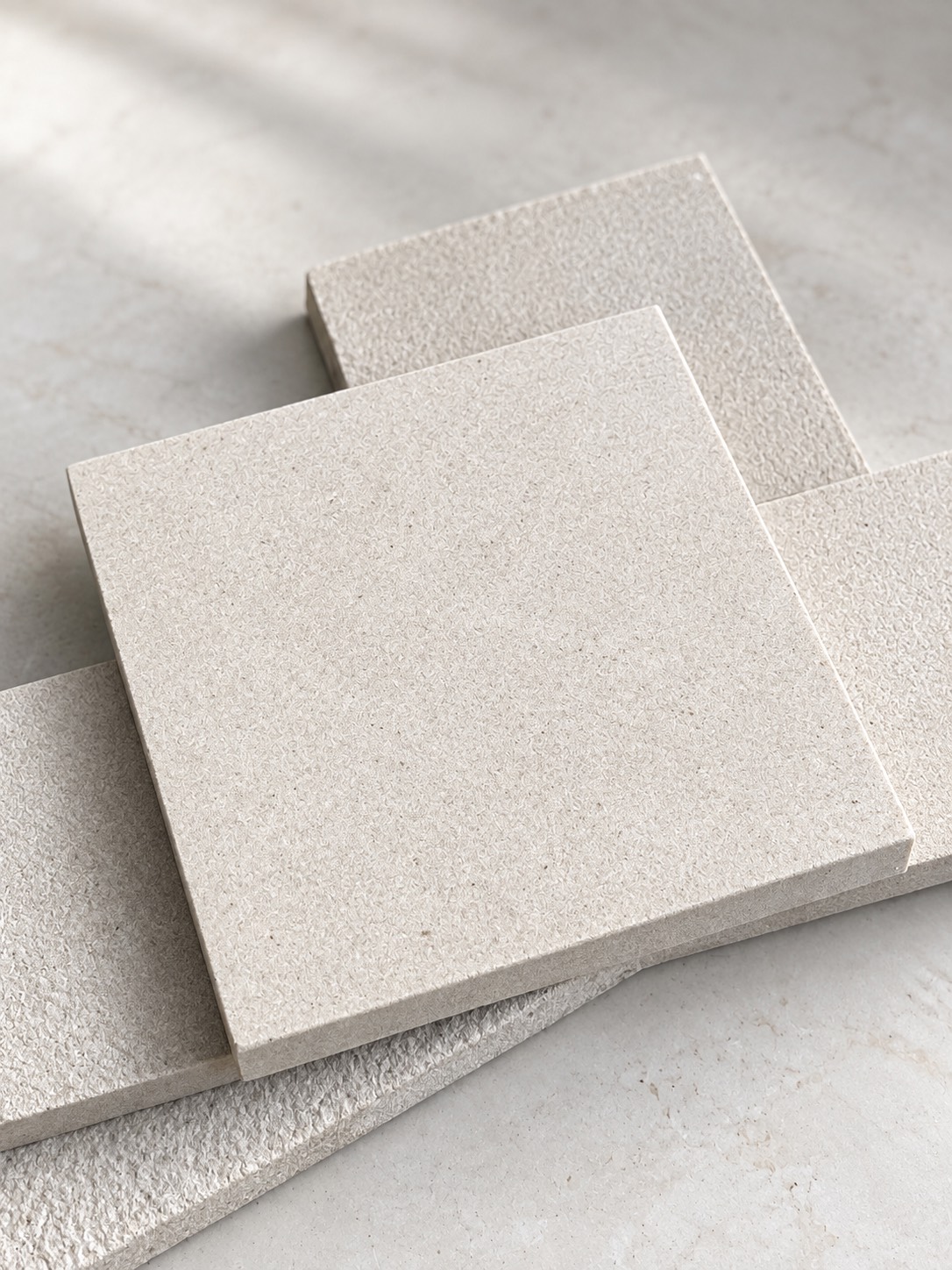 White sandstone premium honed matt surface Thailand